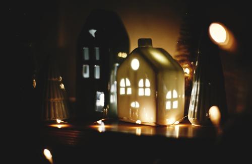 Domki papierowe DIY - inspiracje