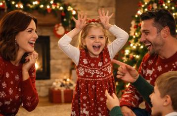 Zabawy świąteczne dla dzieci i dorosłych