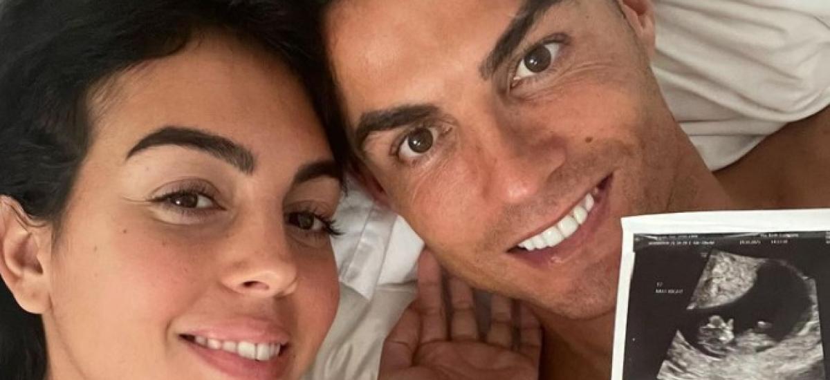 Cristiano Ronaldo i jego partnera Georginą Rodríguez 